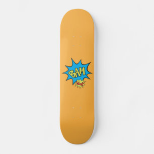 Comic Book "Bam" ballonskateboard Deck Skateboard