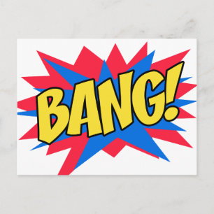 Comic book BANG Briefkaart