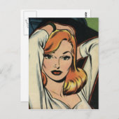 Comic Book Beauty Briefkaart (Voorkant / Achterkant)
