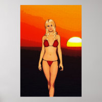 Comic Book Bikini Babe