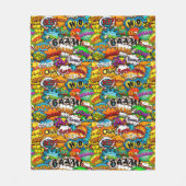 Comic Book Bubbel Dekens van fleece (Voorkant)