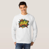 Comic Book Burst: AAAL! Pop Art T-shirt (Voorkant volledig)