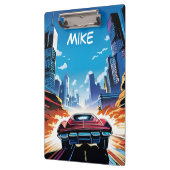 Comic Book Car gaat snel Klembord (Links)