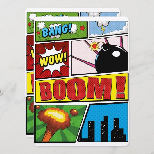 Comic Book cartoon fonts! (Voorkant / Achterkant)