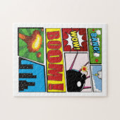 Comic Book cartoon fonts! Legpuzzel (Horizontaal)