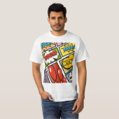 Comic Book cartoon fonts! T-shirt (Voorkant volledig)