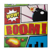 Comic Book cartoon fonts! Tegeltje (Voorkant)