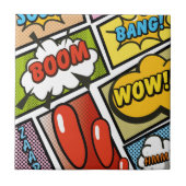 Comic Book cartoon fonts! Tegeltje (Voorkant)