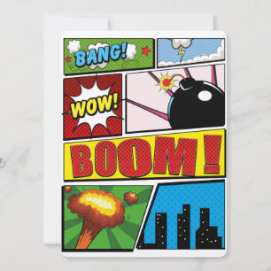 Comic book cartoon-lettertypen!