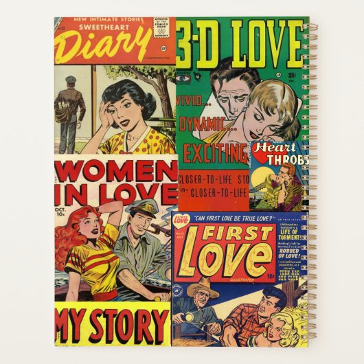 Comic Book 💥 Classic Love Collage Mariage (Dos)