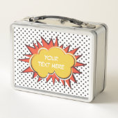 Comic Book Explosion Custom Text Bubble (Achterkant)