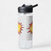 Comic Book Explosion Custom Text Bubble Waterfles (Links)