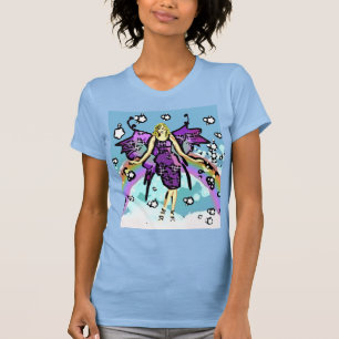 Comic Book Fairy Versie Eén T-shirt