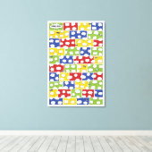 Comic Book Guest Book Canvas - 150 handtekeningen (Insitu (Houten vloer))