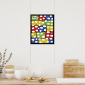 Comic Book Guestbook Poster - 50 handtekeningen (Keuken)