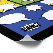 Comic Book Guestbook Poster - 50 handtekeningen (Hoek)