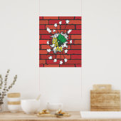 Comic Book Knockout poster afbeelding (Keuken)