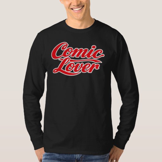 Comic Book Lover Bold Design 3 T-shirt (Voorkant)
