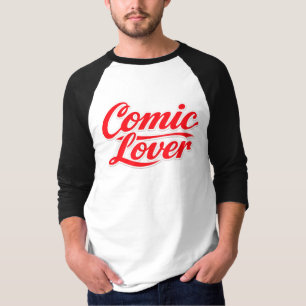 Comic Book Lover Stout Ontwerp 6 T-shirt