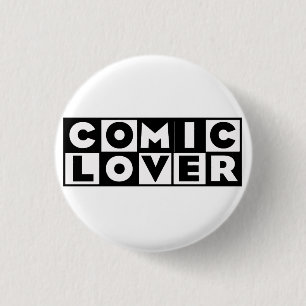 Comic Book Lover Stout ontwerp Ronde Button 3,2 Cm