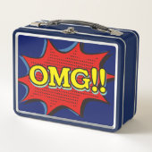 Comic Book OMG Exclamation Speech Bubble (Voorkant)