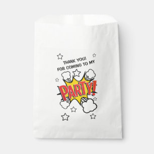 Comic Book PARTITY! Bedankzakjes