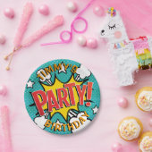 Comic Book PARTY! Papieren Bordje (Feest)
