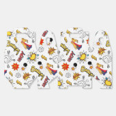 Comic Book Pattern Bedankdoosjes (Ongevouwen)