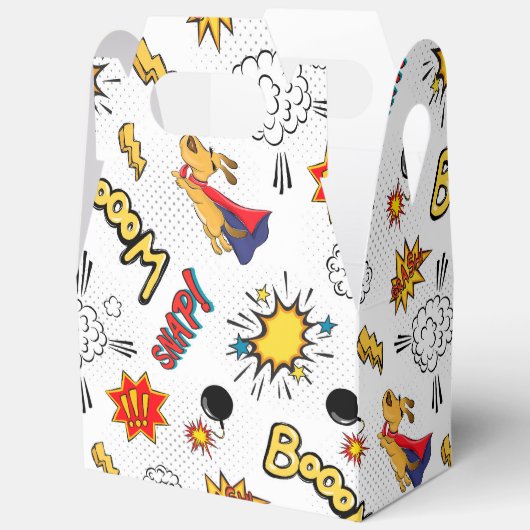 Comic Book Pattern Bedankdoosjes (Open)