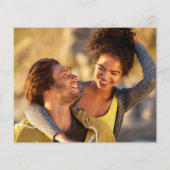 Comic Book Photos Budget Wedding Invitation (Achterkant)