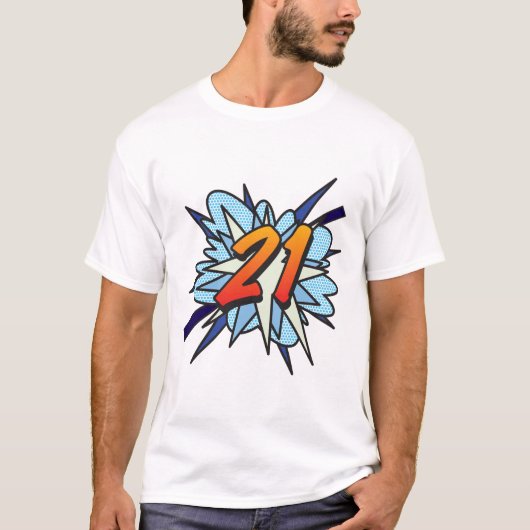 Comic Book Pop Art 21 T-shirt (Voorkant)