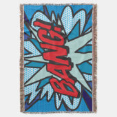 Comic Book Pop Art BANG Deken (Voorkant Verticaal)