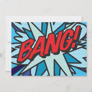 Comic Book Pop Art BENG! Kaart