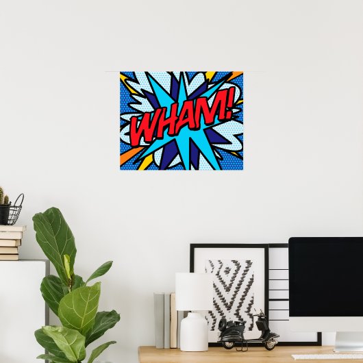 Comic Book Pop Art BENG Poster (Thuiskantoor)