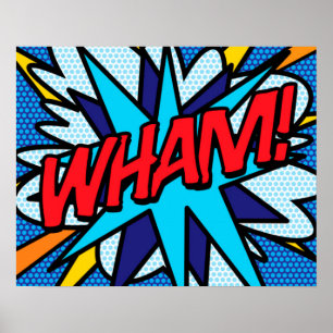 Comic Book Pop Art BENG Poster