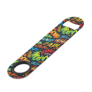 Comic Book Pop Art Geluiden Speed Flessenopener
