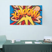 Comic Book Pop Art KA-POW! Spandoek (Beurs)