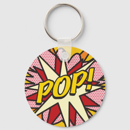 Comic Book Pop Art POP! Sleutelhanger (Voorkant)