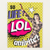 Comic Book Pop Art Retro Funny Text Planner (Voorkant)