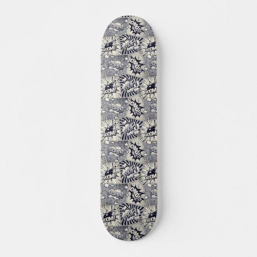 Comic Book Pop Art Skateboard Deck (Devant)