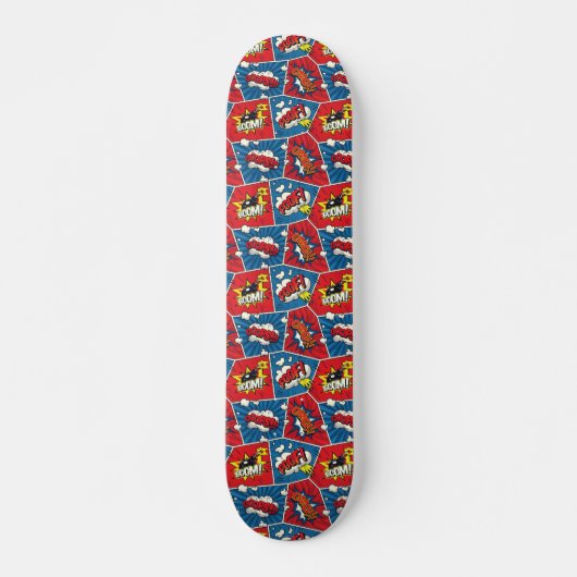 Comic Book Pop Art Skateboard Deck (Devant)