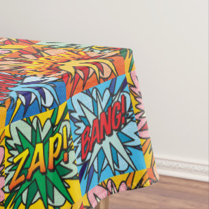 Comic Book Pop Art Superheld Tafelkleed