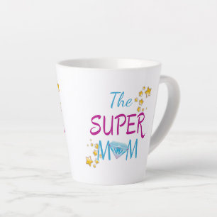Comic Book Pop Art Superhero Moeder Moederdag Latte Mok