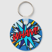 Comic Book Pop Art WHAM Sleutelhanger (Voorkant)