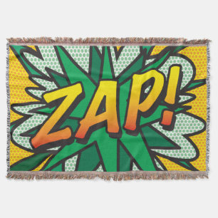 Comic Book Pop Art ZAP Deken