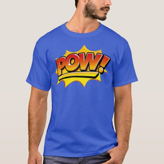 Comic Book POW! Burst T-shirt (Voorkant)