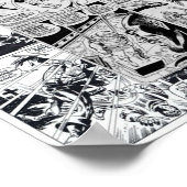 Comic book print wit (Hoek)