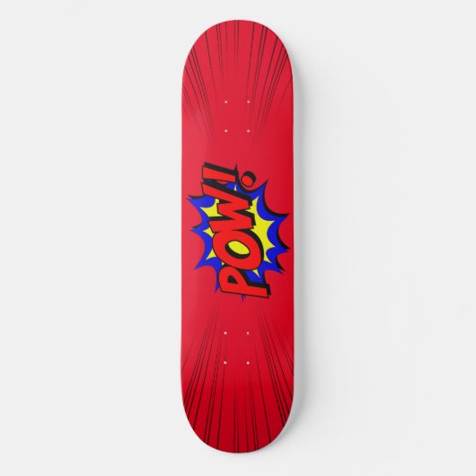 Comic Book Skateboard Deck (Voorkant)
