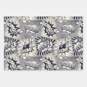 Comic Book Speech Bubble Wrapping Paper Set (Voorkant 2)