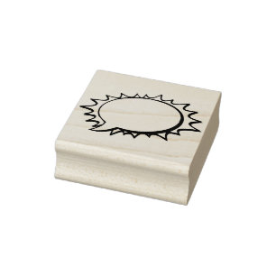 Comic book spraak bubble Rubber Stamp Rubberstempel
